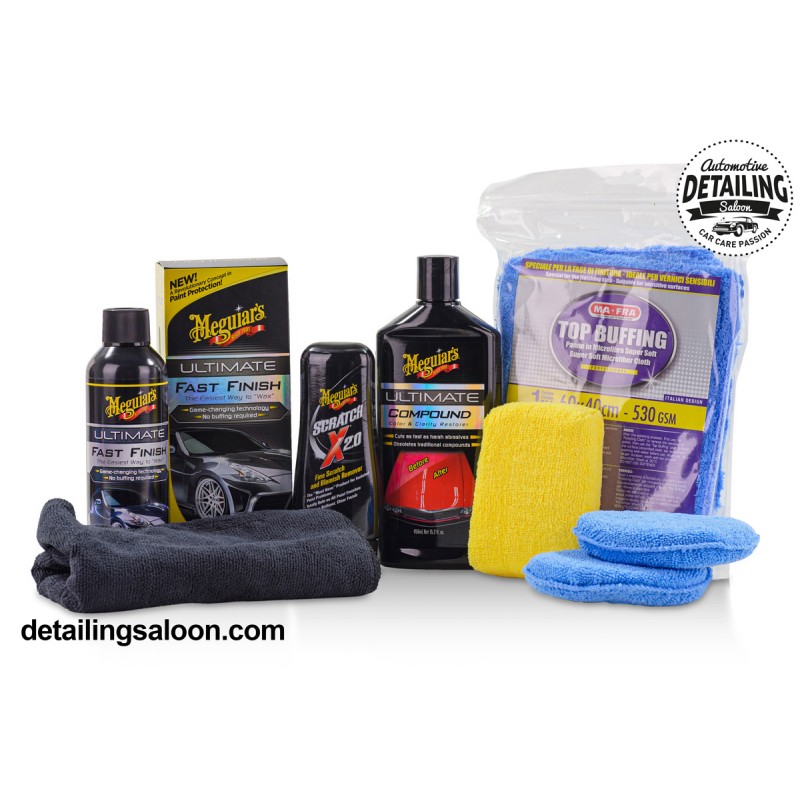 KIT RINNOVA VERNICE auto nera e CERA SPRAY RAPIDA